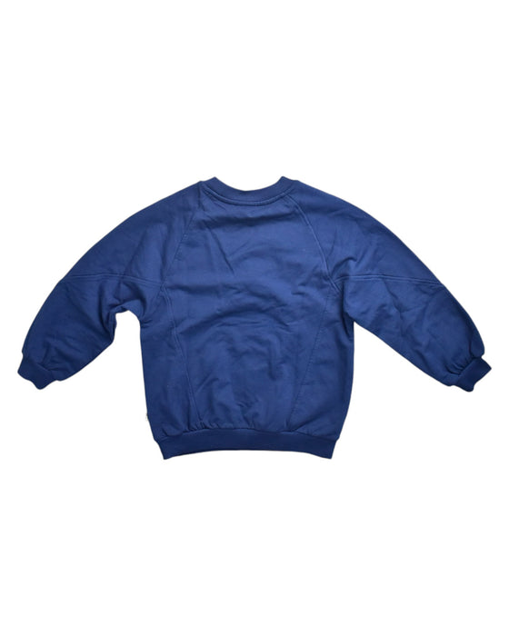 A Blue Crewneck Sweatshirts from House of Jamie in size 8Y for neutral. (Back View)