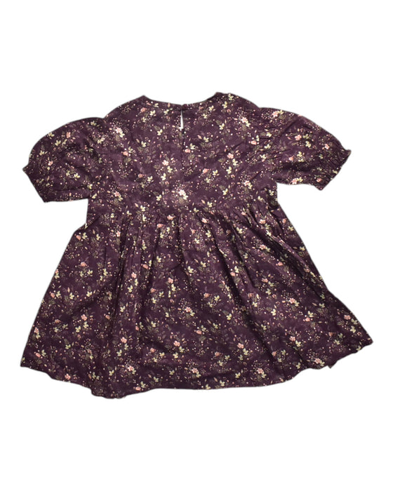 A Burgundy Long Sleeve Dresses from Jamie Kay in size 2T for girl. (Back View)