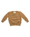 A Brown Cardigans from Our Mini Nature in size 2T for neutral. (Front View)