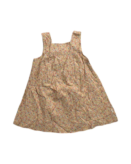 A Multicolour Sleeveless Dresses from Wheat in size 2T for girl. (Front View)