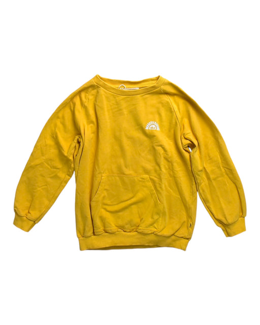 A Yellow Crewneck Sweatshirts from House of Jamie in size 8Y for boy. (Front View)