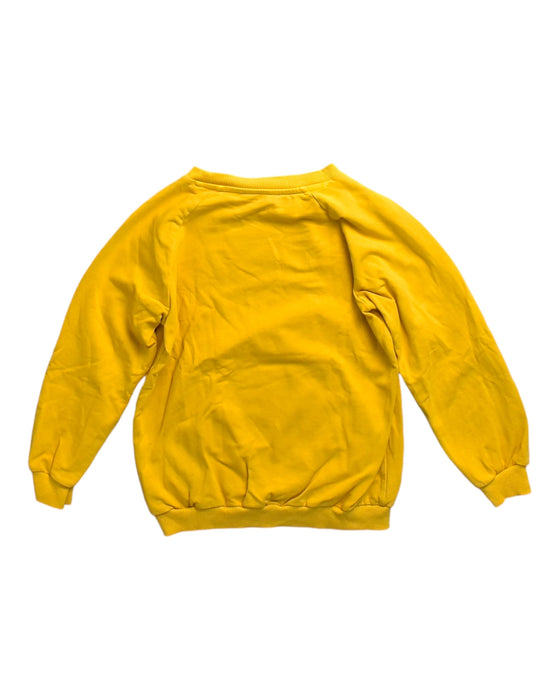 A Yellow Crewneck Sweatshirts from House of Jamie in size 8Y for boy. (Back View)