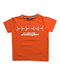 A Orange Short Sleeve T Shirts from Automobili Lamborghini in size 4T for neutral. (Front View)