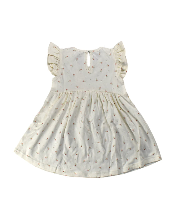 A White Short Sleeve Dresses from Jamie Kay in size 2T for girl. (Back View)