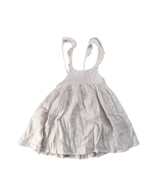 A Ivory Sleeveless Dresses from Jamie Kay in size 2T for girl. (Front View)