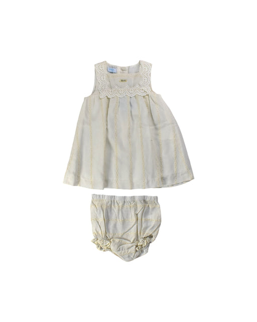 A Ivory Dress Sets from Foque in size 18-24M for girl. (Front View)