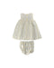 A Ivory Dress Sets from Foque in size 18-24M for girl. (Back View)