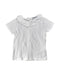 A White Short Sleeve Tops from Babidu in size 2T for girl. (Front View)