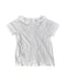 A White Short Sleeve Tops from Babidu in size 2T for girl. (Back View)