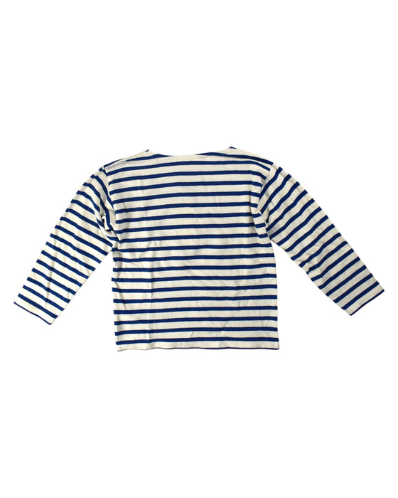 A Blue-White Long Sleeve T Shirts from Molo in size 6T for neutral. (Back View)