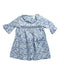 A Blue Long Sleeve Dresses from Shrimp & Grits Kids in size 2T for girl. (Front View)