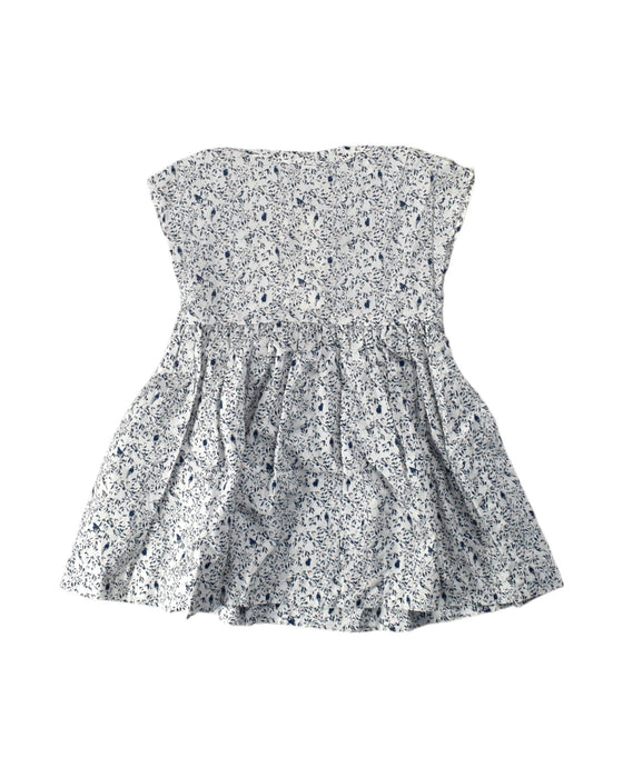 A Multicolour Sleeveless Dresses from Petit Bateau in size 12-18M for girl. (Back View)