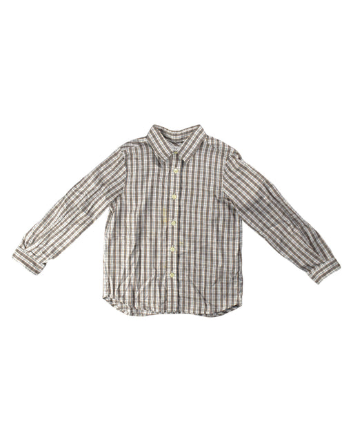 A Grey Long Sleeve Shirts from Bonpoint in size 6T for boy. (Front View)