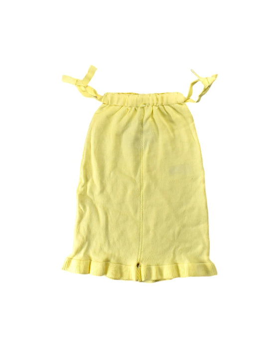 A Yellow Sleeveless Dresses from Wedoble in size 18-24M for girl. (Front View)