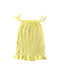 A Yellow Sleeveless Dresses from Wedoble in size 18-24M for girl. (Front View)