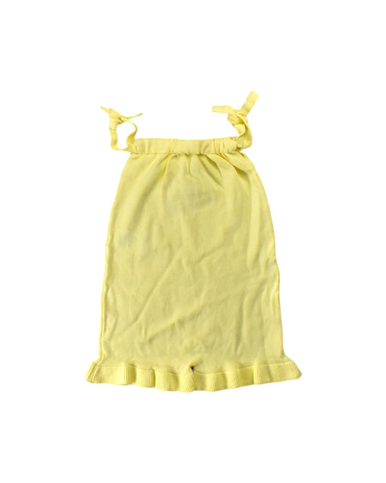 A Yellow Sleeveless Dresses from Wedoble in size 18-24M for neutral. (Back View)