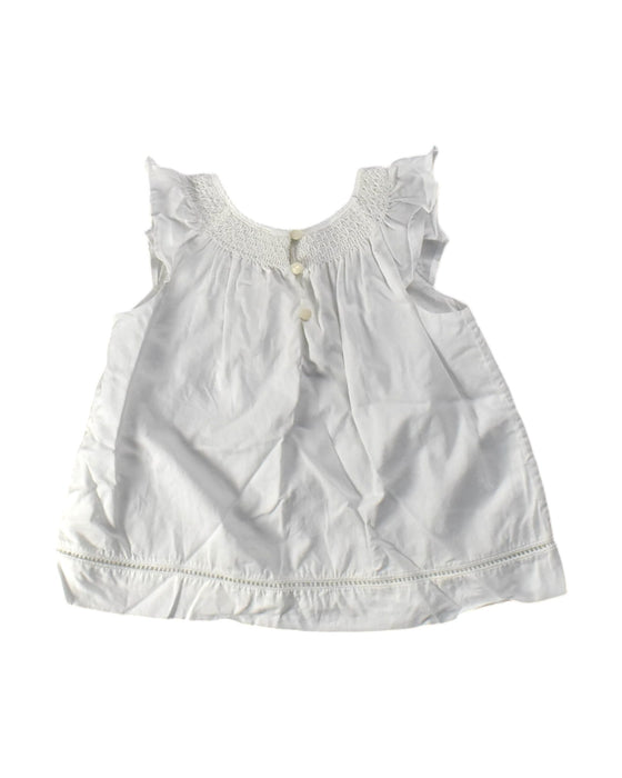 A White Sleeveless Dresses from Ralph Lauren in size 12-18M for girl. (Back View)