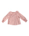 A Peach Long Sleeve Tops from Fina Ejerique in size 12-18M for girl. (Front View)