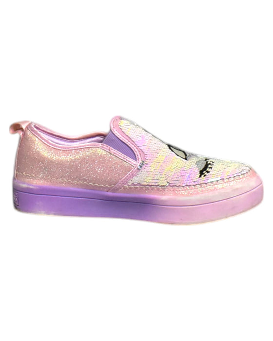 A Multicolour Slip Ons from Skechers in size 10Y for girl. (Front View)