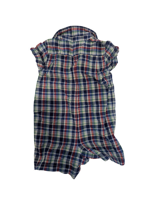 A Blue Short Sleeve Rompers from Ralph Lauren in size 3-6M for neutral. (Back View)