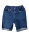 A Blue Shorts from Calvin Klein in size 10Y for girl. (Front View)