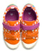 A Multicolour Sneakers from Clarks in size 6T for girl. (Back View)