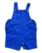 A Blue Overall Shorts from Petit Bateau in size 6-12M for neutral. (Front View)