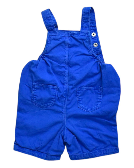 A Blue Overall Shorts from Petit Bateau in size 6-12M for neutral. (Back View)