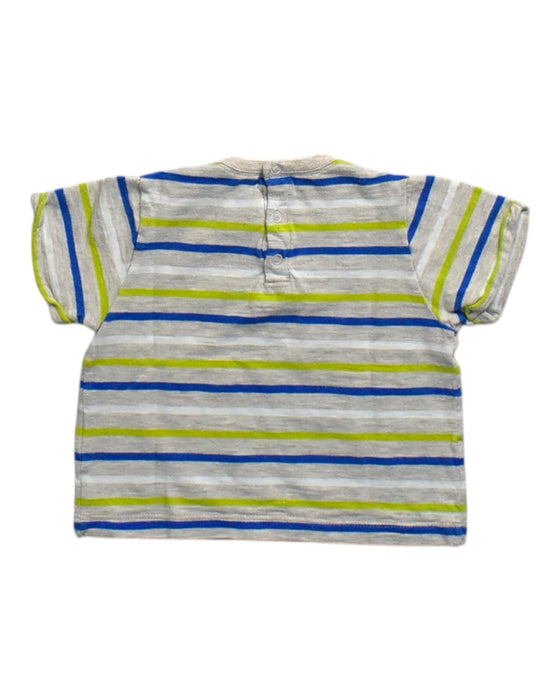 A Multicolour Short Sleeve T Shirts from Petit Bateau in size 3-6M for neutral. (Back View)