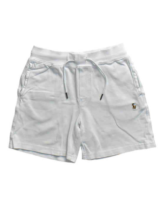 A White Shorts from Polo Ralph Lauren in size 6T for boy. (Front View)