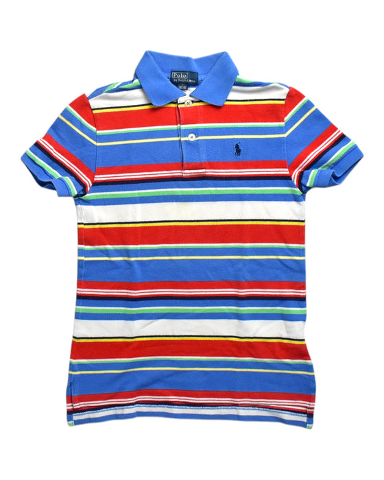 A Multicolour Short Sleeve Polos from Polo Ralph Lauren in size 7Y for boy. (Front View)