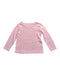 A Pink Long Sleeve Tops from Tommy Hilfiger in size 4T for girl. (Back View)