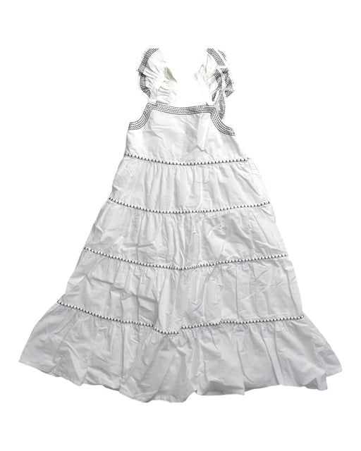 A White Sleeveless Dresses from Retykle in size 9Y for girl. (Front View)