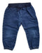 A Blue Jeggings from Petit Bateau in size 18-24M for neutral. (Front View)