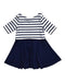 A Navy Long Sleeve Dresses from Polo Ralph Lauren in size 2T for girl. (Back View)