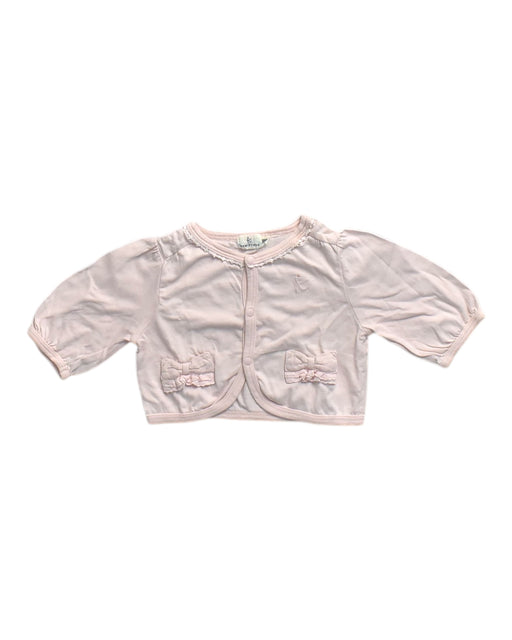 A Pink Cardigans from Kumikyoku in size 12-18M for girl. (Front View)