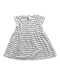 A White Short Sleeve Dresses from Petit Bateau in size 18-24M for girl. (Front View)