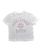 A White Short Sleeve T Shirts from Abercrombie  in size 6T for girl. (Front View)