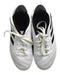 A White Cleats/Soccer Shoes from Adidas in size 9Y for neutral. (Back View)