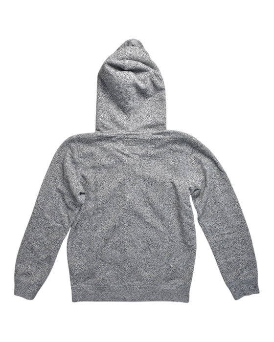 A Grey Zippered Sweatshirts from Roots in size 12Y for neutral. (Back View)