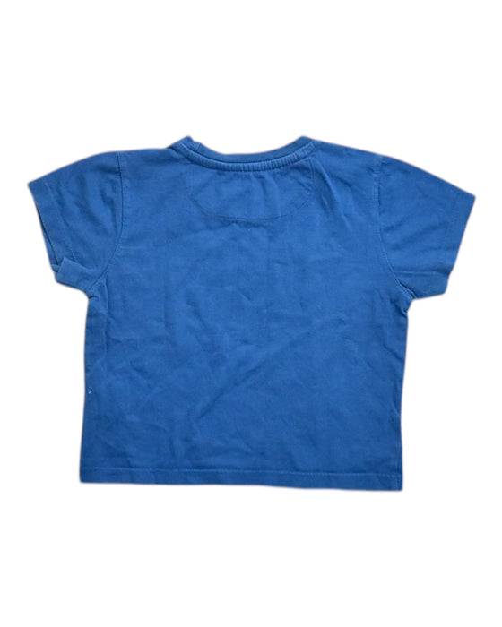 A Blue T Shirts from Chateau de Sable in size 3-6M for neutral. (Back View)