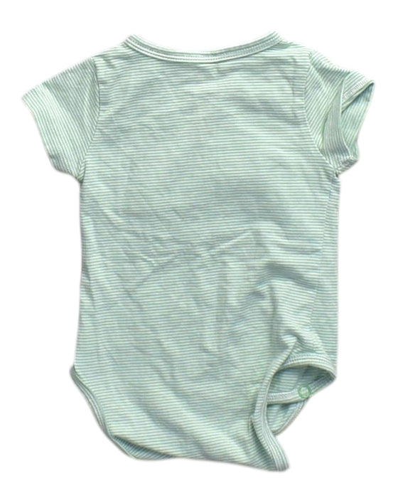 A Green Short Sleeve Bodysuits from Elly in size 0-3M for neutral. (Back View)