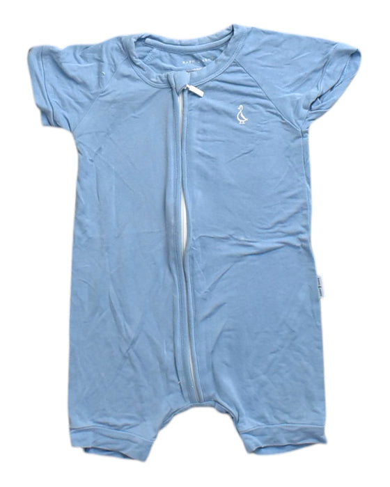 A Blue Short Sleeve Rompers from Raph and Remy in size 6-12M for neutral. (Front View)