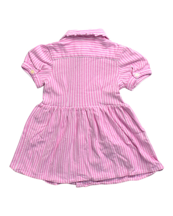 A Pink Short Sleeve Dresses from Polo Ralph Lauren in size 2T for girl. (Back View)