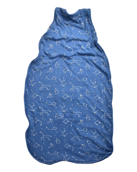 A Blue Sleepsacs from Woolino in size 4T for neutral. (Back View)