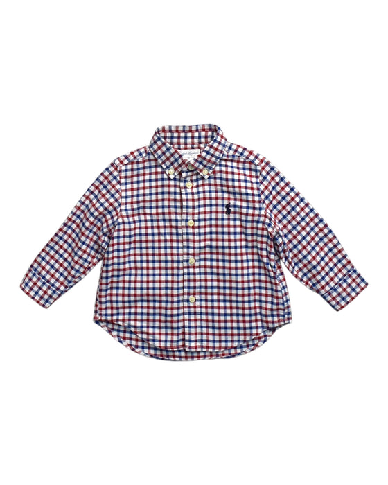 A Multicolour Long Sleeve Shirts from Ralph Lauren in size 6-12M for boy. (Front View)