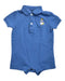 A Blue Short Sleeve Rompers from Ralph Lauren in size 3-6M for neutral. (Front View)