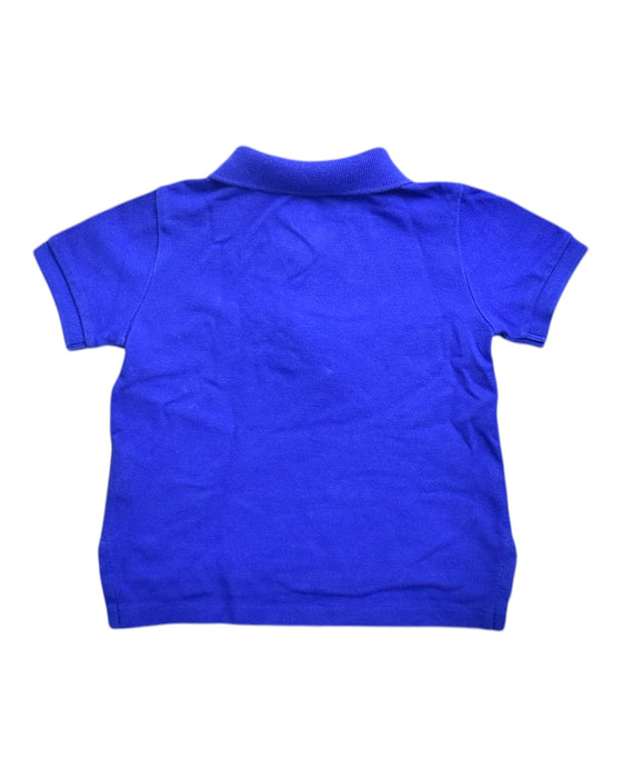 A Blue Short Sleeve Polos from Ralph Lauren in size 6-12M for neutral. (Back View)