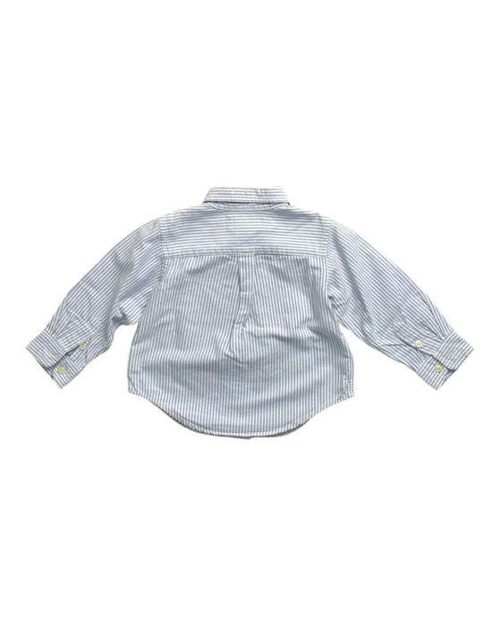 A Blue Long Sleeve Shirts from Ralph Lauren in size 6-12M for neutral. (Back View)