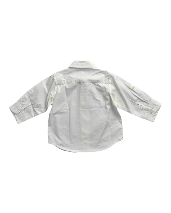 A White Long Sleeve Shirts from Polo Ralph Lauren in size 6-12M for neutral. (Back View)